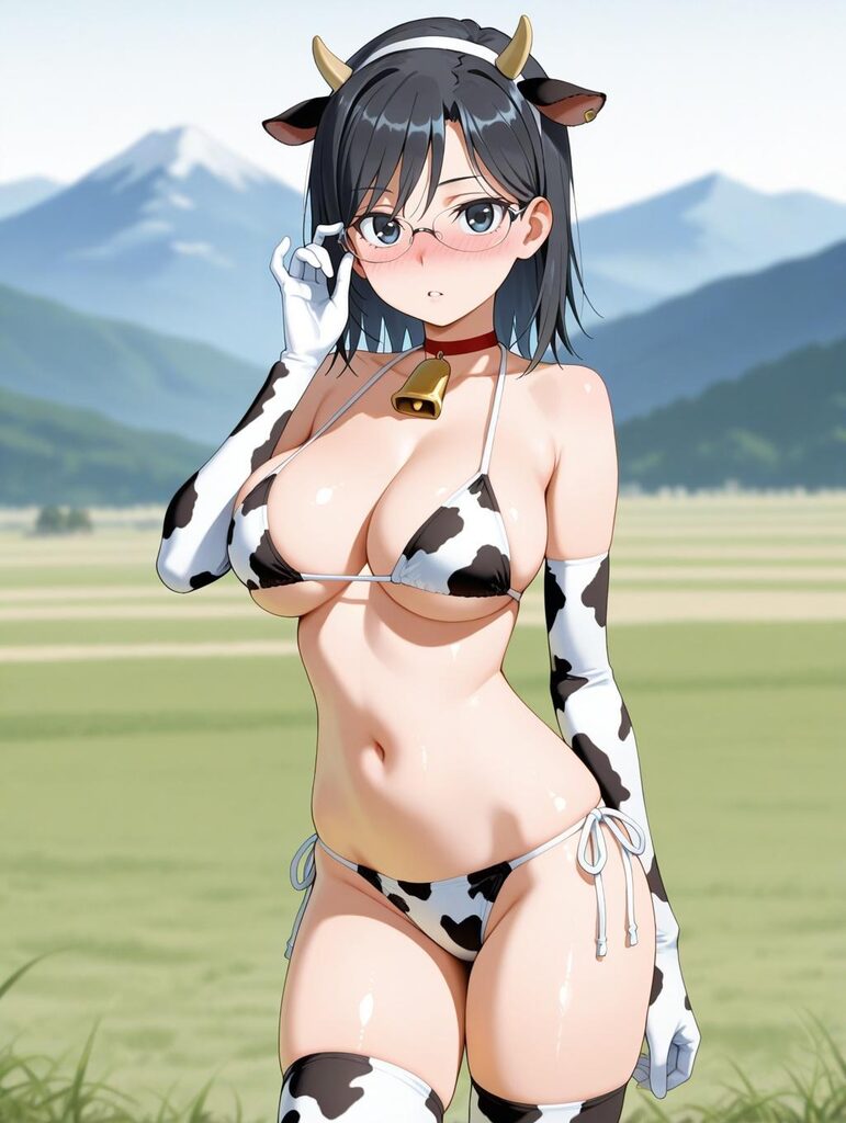 sample_No_119_konori_mii_cow_print_bikini p2