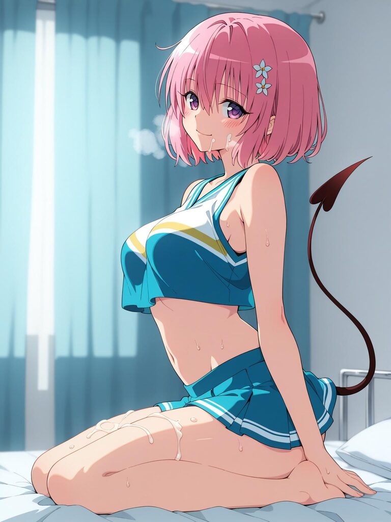 sample_No.222_momo_velia_deviluke_cheerleader_sexual_service p45