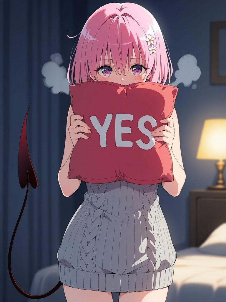 sample_No.238_momo_velia_deviluke_yes-no_pillow p1
